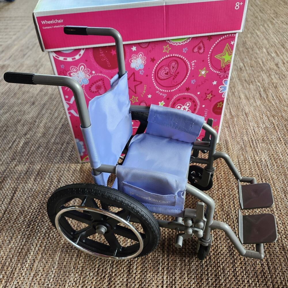 American Girl 18" Doll Wheelchair Purple Accessory Pretend Play Kid Toy Handicap